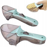 Hot Saling Plastic Adjustable Measuring Spoon with Adjustable Scale Level Kitchen Metering Spoon