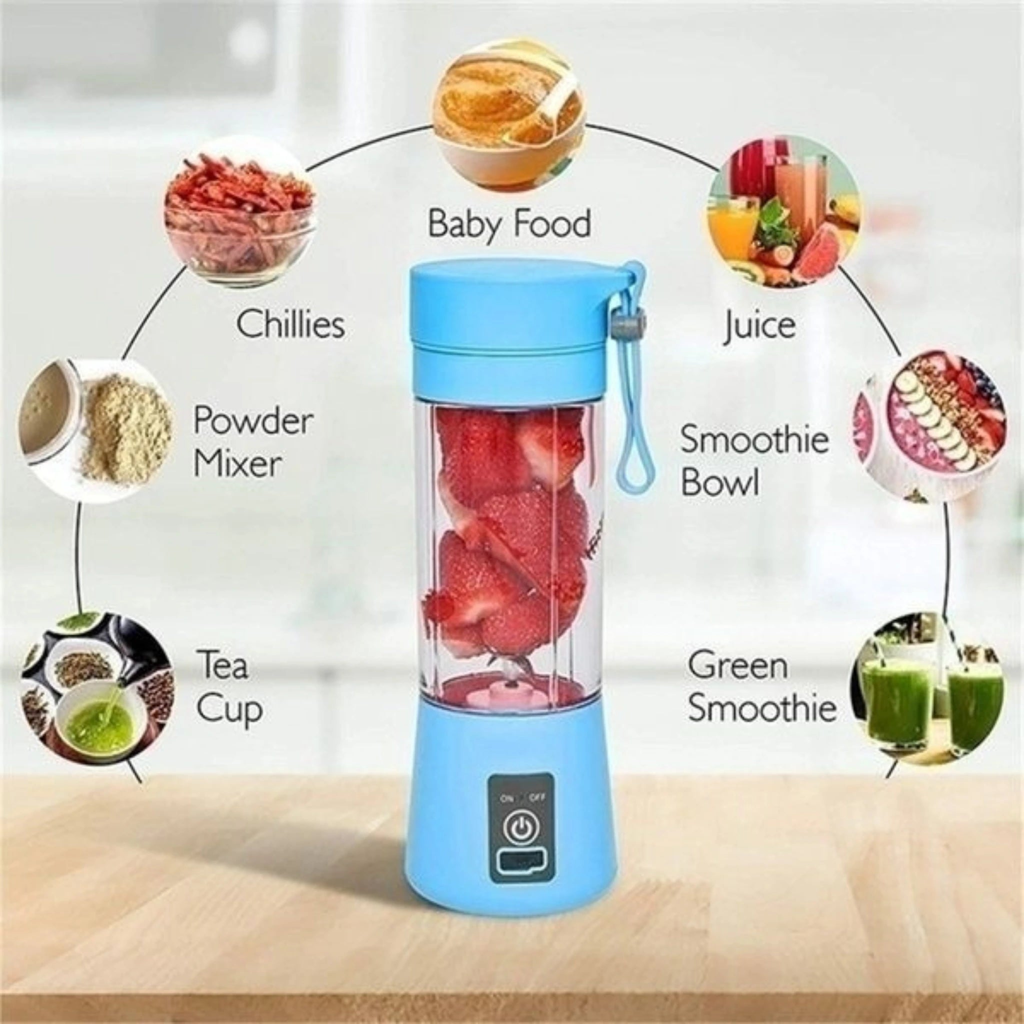 Portable Blender Rechargeable
Product ID : 3761631